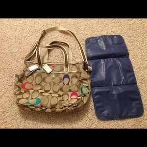 Coach diaper/travel bag